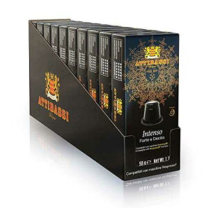 AbeBobV lXvb\ * R[q[ JvZ C^A GXvb\ Ce\A100 |bh Attibassi Nespresso * Coffee Capsules Italian Espresso Intenso, 100 Pods