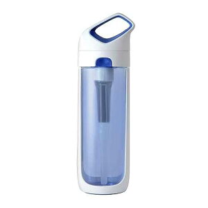 KOR Nava BPAt[ 650ml tB^[EH[^[{g zCg/u[ KOR Nava BPA Free 650ml Filter Water Bottle, White/Blue