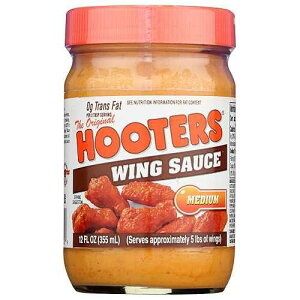 t[^[Y \[XEBO ~fBA THE ORIGINAL HOOTERS Hooters Sauce Wing Medium