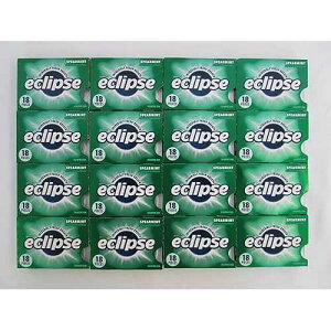 Eclipse XyA~gAVK[t[K: 18  16 pbN Eclipse Spearmint, Sugar-free Gum: 16 Pack of 18 Pieces
