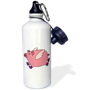 3dRose wb_196225_1 Funny Flying Pig in Purple Sneakers Sports Water Bottle, Multicolored, 21 oz 3dRose wb_196225_1 Funny Flying Pig in Purple Sneakers Sports Water Bottle, Multicolored, 21 oz