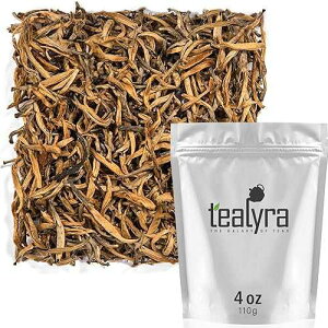 Tealyra - Imperial Golden Monkey - Yunnan Black Loose Leaf Tea - Best Chinese Black Tea - Bold Caffeine - 110g (4-ounce)