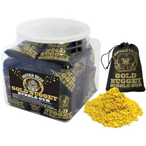 obt@[ErY S[h iQbg ouK 20 ^u (S[h iQbg ouK 2 IX̍z 20 ) Buffalo Bills Gold Nugget Bubble Gum 20-Ct Tubs (20 black 2oz burlap bags of 