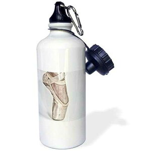 3dRose Detail of A Pointe Shoe Sports Water Bottle, 21 oz, Multicolor