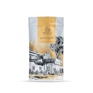 Ghograjan Tea Estate Loose Leaf Assam Black Tea with Golden Tips (200+ Cups) - Fresh Premium Second Flush Harvest - Malty, Full Bodied Breakfast Tea - 1 Pound Bulk Pouch