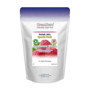 GramZero Raspberry Blush Sugar Free Drink Mix Sports Pack, Great For Nutrition Club Loaded Teas, Zero Calorie, Stevia Sweetened