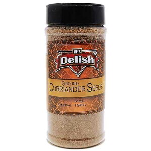 Its Delish �̃R���A���_�[ �V�[�h �p�E�_�[ �I�[�� �i�`�������A5 �I���X ���r It's Delish Coriander Seed Powder All Natural by Its Delish, 5 Oz. Medium Jar