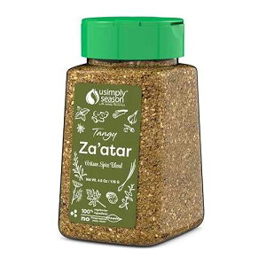 USIMPLY SEASON LIFE BOLDLY FLAVORED USimplySeason Tangy Zaatar Spice (4.8 oz) - Zesty Mediterranean Seasoning, Perfect for Bread, Hummus, and Salads - Vegan, Non-GMO, Made in USA