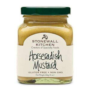 Stonewall Kitchen z[XfBbV}X^[hA8IX Stonewall Kitchen Horseradish Mustard, 8 Ounces