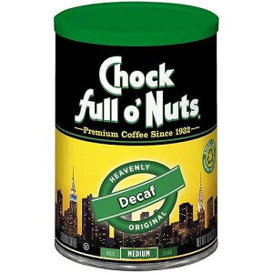 Chock full o'Nuts Coffee IWi fJtF OEhA11 IX (3 pbN) Chock Full o' Nuts Chock full o'Nuts Coffee Original Decaf Ground, 11 Ounce (Pack of 3)