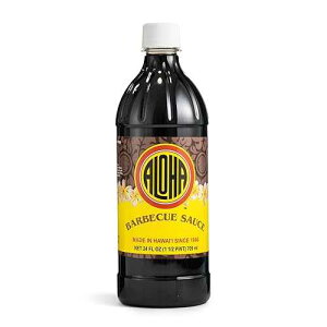 Aloha Shoyu - Hawaiian Style Barbecue Sauce - Zesty and Sweet Taste - Made in Hawaii - 24 oz. Bottle