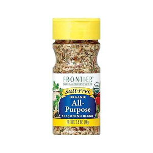 Frontier I[KjbN ړIA2.5 IX W[ (6 pbN)6 Frontier Co-op Frontier Organic Salt Free All Purpose Seasoning, 2.5-ounce Jars (Pack of 6)6