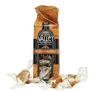 Pioneer Valley �s�[�J�� �L�������� 8�I���X �{�b�N�X (�\�t�g�A�v���~�A���i���A�E�l�Z�̃L��������) Pecan Caramels 8oz Box by Pioneer Valley (Soft, Premium Quality, Artisanal Caramels)