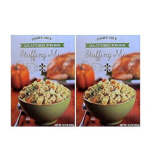 Trader Joe's �O���e���t���[ �X�^�b�t�B���O �~�b�N�X�A12.4 �I���X (2 �p�b�N) Trader Joe's Gluten Free Stuffing Mix, 12.4 Ounce (Pack of 2)