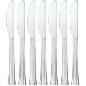 Lillian Tablesettings 48 JEg v~A vX`bN iCtAp[ Lillian Tablesettings 48 Count Premium Plastic Knife, Pearl