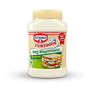 FunFoods - �}���l�[�Y�A275g �{�g�� - ��� - ���s�g�p - �C���h FunFoods - Mayonnaise, 275g Bottle - Veg - Eggless - India