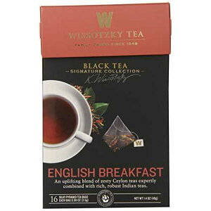 Wissotzky The Signature Collection Tea�A�C���O���b�V�� �u���b�N�t�@�X�g�A16 �J�E���g (6 �p�b�N) by Wissotzky Tea Wissotzky the Signature Collection Tea, English Breakfast, 16 Count (Pack of 6) by Wissotzky Tea