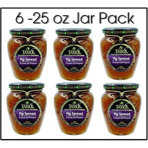 Tassos `IȃMVC`WN vU[u Xvbh (6 r) Tassos Traditional Greek Fig Preserve Spread (6 Jars)