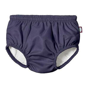 City Threads Made in USA Baby Girls and Boys Swim Diaper Cover Reusable Leakproof for Swimming Pool Lessons Beach, Navy, 2T