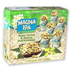 �}�E�i���A�}�J�_�~�A�A�}�E�C�I�j�I�����K�[���b�N�A4.5�I���X�e��i6�p�b�N�j Mauna Loa Macadamias, Maui Onion & Garlic, 4.5-Ounce Containers (Pack of 6)