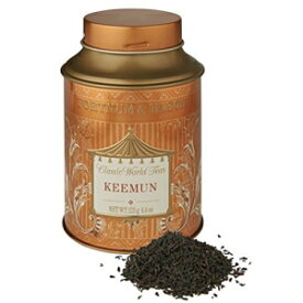 フォートナム & メイソン ブリティッシュ ティー、キームン 125g ルース ティー ギフト缶入り (1 パック) - kee5a - 米国在庫 Fortnum & Mason British Tea, Keemun 125g Loose Tea in a Gift Tin Caddy (1 Pack) - kee5a - USA S