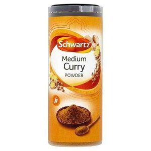 �V�������c �~�f�B�A���J���[�p�E�_�[�A90 g Schwartz Medium Curry Powder, 90 g