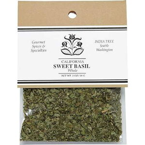 �C���f�B�A�c���[ �o�W���X�C�[�g�A0.5�I���X (6�p�b�N) India Tree Basil Sweet, 0.5-Ounce (Pack of 6)