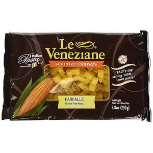 Le Veneziane �C�^���A�� �O���e���t���[ �R�[���p�X�^ �t�@���t�@�b�� 250 Le Veneziane Italian Gluten Free Corn Pasta Farfalle 250