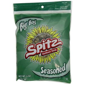 Xsbctt[o[q}̎A6IXĖ\ȃrbOobO Spitz Seasoned Flavored Sunflower Seeds, 6 Ounce Resealable Big Bag