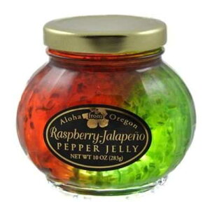 An t IS Yx[ƃny[j Xvbg ybp[ [[A10 IX Aloha From Oregon Raspberry and Jalape o Split Pepper Jelly, 10 oz.