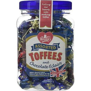 EH[J[Y mTb` gtB[ƃ`R[g GNA̋lߍ킹 (1 |hr) Walkers' Nonsuch WALKERS NONSUCH Assorted Toffees and Chocolate Eclairs (1 pound jar)