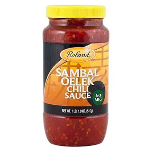 Roland Foods Sambal Oelek Sauce, Specialty Imported Food, 17.9-Ounce Bottle