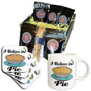 3dRose I Believe in Pie Coffee Gift Basket, Multi