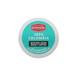 Community Coffee 100% Colombian, 18 Count, Medium-Dark Roast, Single Serve K-Cup Compatible Coffee Pods, Box of 18 Pods