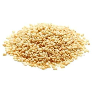 Gourmet White Sesame Seeds (Hulled) by It's Delish ? 5 lbs Bulk Bag? Premium Whole Sesame Bulk Restaurant & Foodservice Size - Great for Cooking, Baking, Coating, Topping & Food Decor