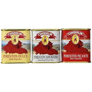 CHIQUILIN Chiquilin Mild, Smoked and Hot Spanish Paprika Set (Pack of 6)