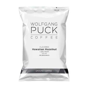 Wolfgang Puck Coffee, Hawaiian Hazelnut, 2.0 ounce Portion Packs, 18 count (Pack of 1)