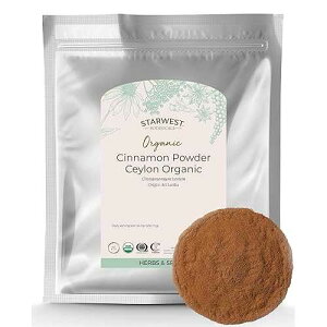 Starwest Botanicals �I�[�K�j�b�N �Z�C���� �V�i���� �p�E�_�[ - �҂����Ẵg�D���[ �V�i���� - 1 �|���h�̃o���N �X�p�C�X �o�b�O Starwest Botanicals Organic Ceylon Cinnamon Powder - Freshly Ground True Cinnamon - 1 