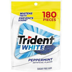 gCfg zCg yp[~g VK[t[ KA180  Trident White Peppermint Sugar Free Gum, 180 Pieces
