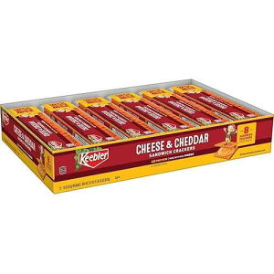 L[u[AKEB21147A`[Yƃ`F_[̃ThCb` NbJ[A12  /  Keebler, KEB21147, Cheese and Cheddar Sandwich Crackers, 12 / Box