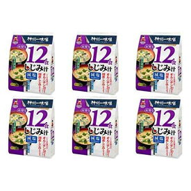 Miko Brand Instant Miso Soup with Baby Clams Low Sodium, 12 Count (Pack of 6)