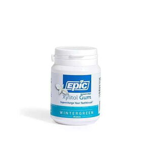 Epic Gum - Aspartame Free 100% Xylitol - Chewing Gum Sugar Free Gum - Wintergreen Flavored, 50 Pieces (Pack of 1)