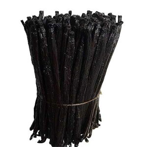 FITNCLEAN HERBS AND SPICES 4oz Tahitian Vanilla Beans Grade A for Extract, Cooking and Baking by FITNCLEAN VANILLA 0.25 Pound (1/4Lb) Bulk 5-7 Fresh Gourmet Natural Raw NON-GMO Pods.