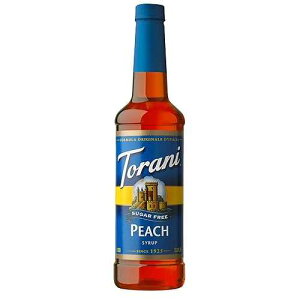 Torani VK[t[VbvAs[`A25.4 IX Torani Sugar Free Syrup, Peach, 25.4 Ounce