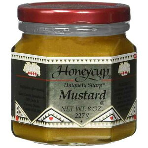 nj[Jbv}X^[hA8IXri6pbNj CHICHL Honeycup Mustard, 8 Ounce Jar (Pack of 6)