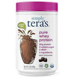 simply tera's tera's Simply Pure whey Protein Powder, Dark Chocolate Flavor