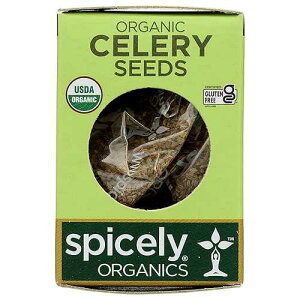 XpCX̌I[KjbN Z̎q ۂ 0.35 IX ecoBox FOet[ Spicely Organics Spicely Organic Celery Seeds Whole 0.35 Ounce ecoBox Certified Gluten-Free