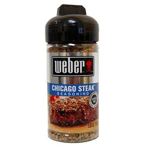 Weber �V�J�S �X�e�[�L �V�[�Y�j���O�A5.5 �I���X (8 �p�b�N)�B���i��5.5�I���X�ł��B Weber Chicago Steak Seasoning, 5.5 oz (Pack of 8). Item is a 5.5 oz.