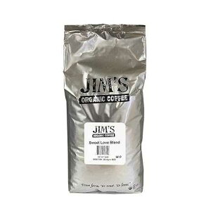 Jim's I[KjbN R[q[ XEB[g u uhA_[N [XgASA5 |h Jim's Organic Coffee Jim s Organic Coffee Sweet Love Blend, Dark Roast, Whole Bean, 5 Pound