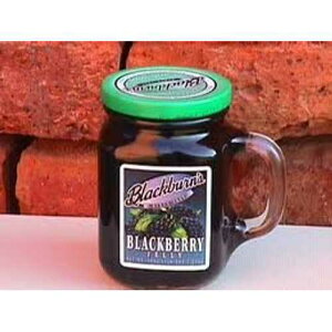 Blackburn's Preserves & Jellys 18IX W[ (KXėp\ȃnht}OJbv) (ubNx[ [[) Blackburn's Preserves & Jellys 18oz Jar (Packed in a Glass Reusable Handled Mug) (Blackberry Jell